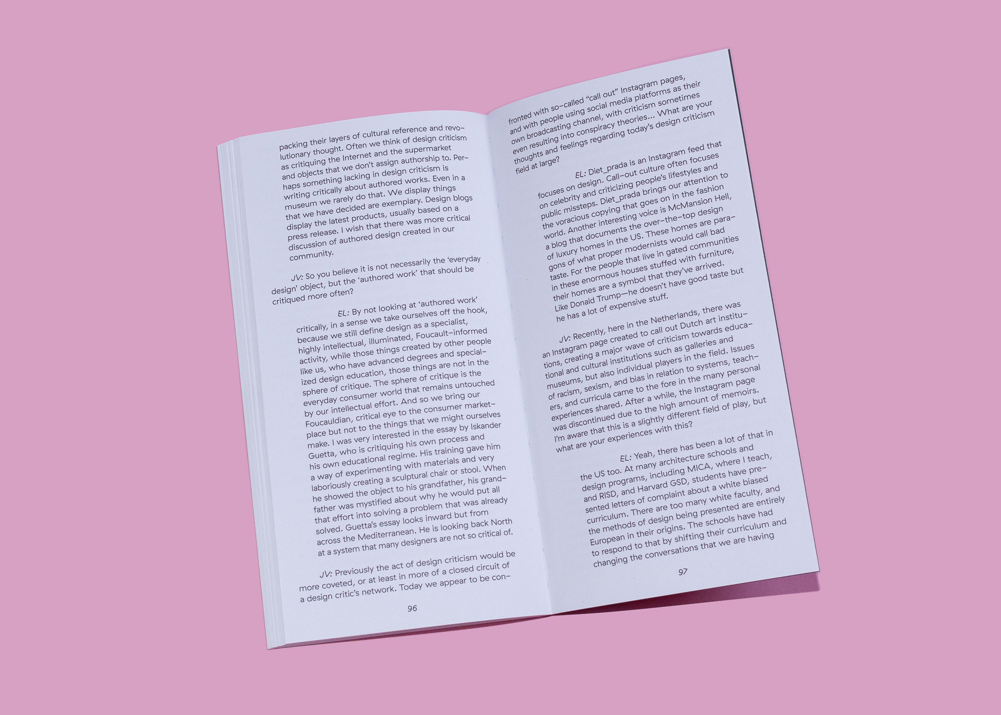 Interview with Ellen Lupton in the book CriticALL!