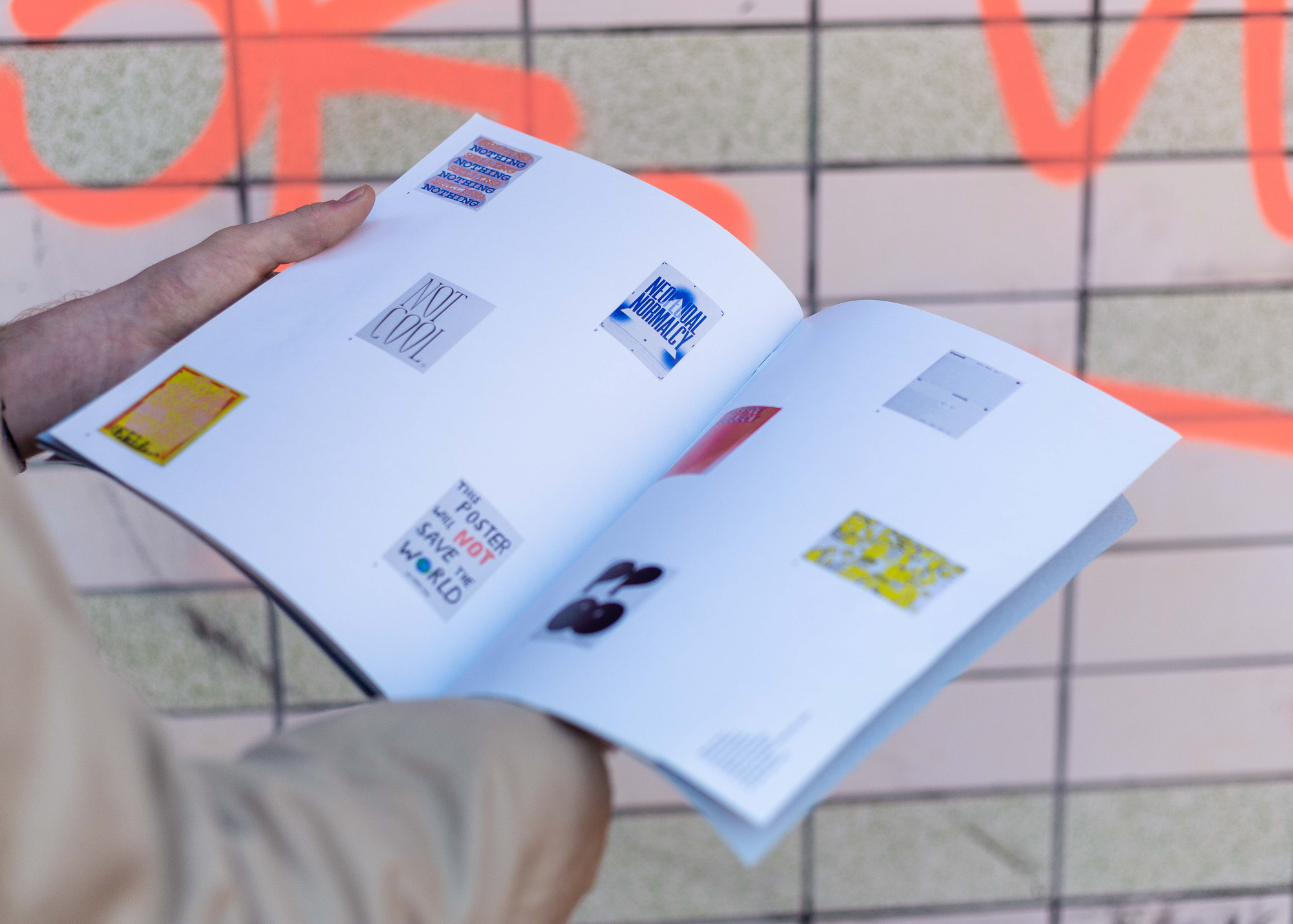 Overview of the posters in the zine Post – The Poster